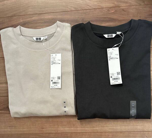 ユニクロU エアリズムコットンオーバーサイズTシャツ M 2枚セット