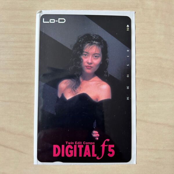 未使用 中山美穂 Lo-D DIGITAL f5 テレホンカード テレカ