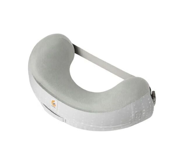 Ergobaby エルゴベビー ナチュラルカーブ・ナーシングピロー ベルト付き 授乳クッション ムーンライトグレー