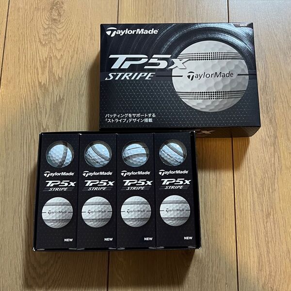 テーラーメイド TP5x STRIPE ストライプ 2024年モデル TailorMade 2ダース ゴルフボール
