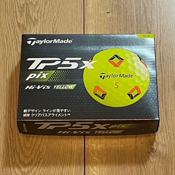 テーラーメイド TP5x pix イエロー STRIPE ストライプ 2024年モデル TailorMade ゴルフボール