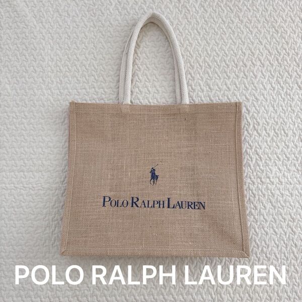 【限定品】POLO RALPH LAUREN ポロラルフローレン ジュートバッグ