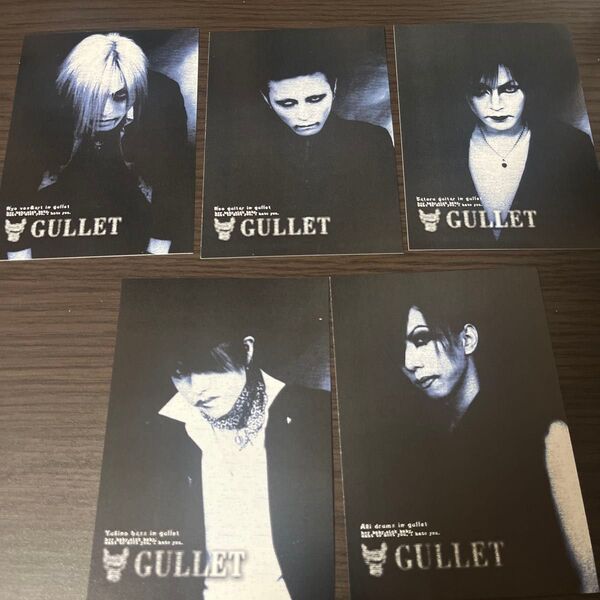 GULLET/アートデザインポストカード貴重廃盤品④現、lynch、kein、HOLLOWGRAMが在籍していた伝説的なバンド