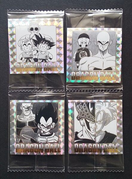 ドラゴンボール40周年記念オリジナルイラストレーション シールウエハース「3・11・18・34巻セット」鳥山明