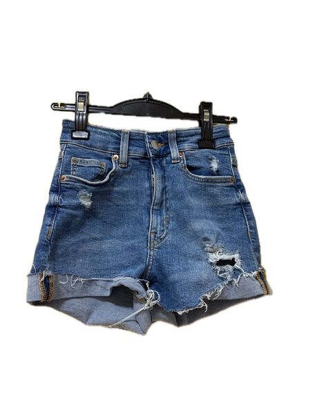 ショートパンツ デニム ダメージ加工