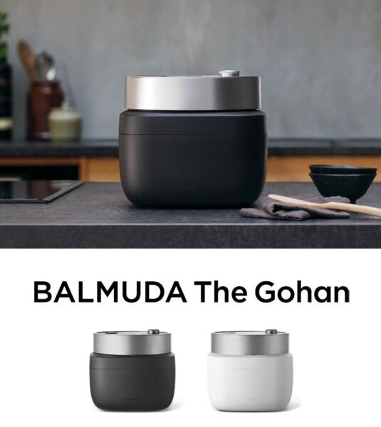 BALMUDA The Gohan K08A-BK 黒 ブラック バルミューダ ザ・ゴハン 3合炊き 電気炊飯器 2023年製