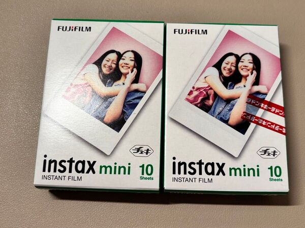チェキフィルム instax mini 10枚入 2箱(20枚セット) instax チェキ チェキフィルム FUJIFILM