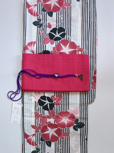 浴衣 半幅帯セット ★新品未使用 おまけ付き