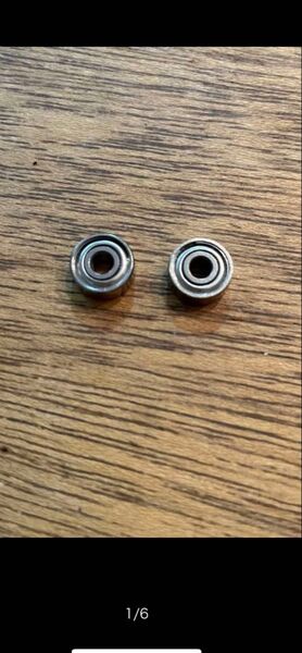 ダイソーベイトリール シャフト加工不要のベアリング 2個セット