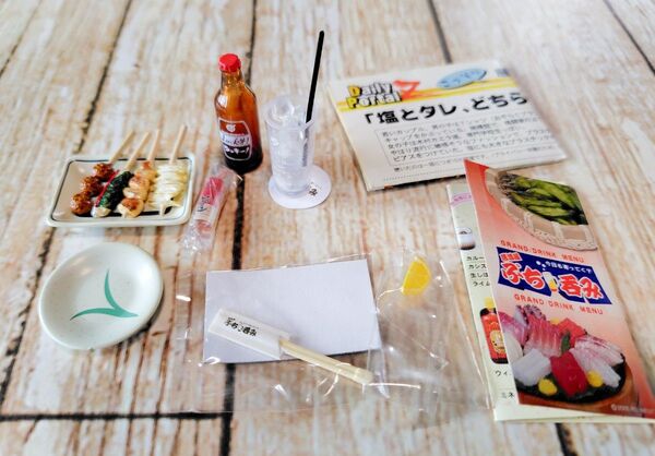 ★ぷちサンプルシリーズ★居酒屋 ぷち呑み★塩とタレ、どちらにしますか?★リーメント