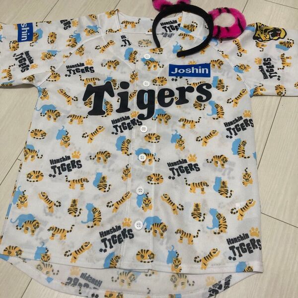 阪神タイガース キッズ 150㎝ ユニフォーム カチューシャ付き