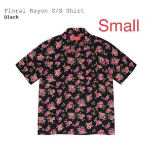 ★国内正規品 Sサイズ★ Supreme 20SS Floral Rayon S/S Shirt Small Black シュプリーム フローラル レーヨン シャツ ブラック 黒 花柄