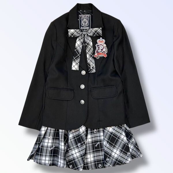 ピンクラテ キッズフォーマル セレモニー 女の子 制服 卒服 150 160