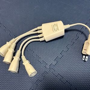 電源タップ 4口 アダプタ タコ足