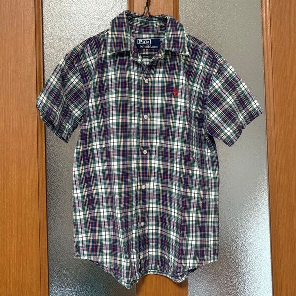 Polo by Ralph Lauren ラルフローレン 半袖シャツ チェック柄 キッズ 130