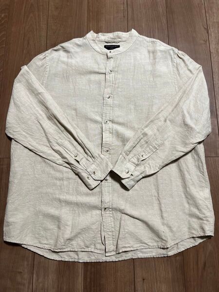 bananarepublic リネンシャツ 長袖シャツ