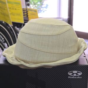 【新品】ヘルメット 帽子タイプ ベージュ 自転車用 オシャレ ハット型 OGK kabuto オージーケーカブト