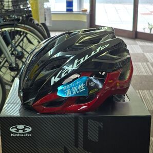 【新品】OGK kabuto VOLZZA オージーケーカブト ヴォルツァ ブラックレッド 自転車 ヘルメット S/M