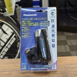 【新品】 Panasonic パナソニック スポーツかしこいランプ LED ブラック NSKL154 自転車 ライト オート 自動