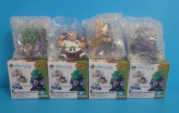 4点【未使用】コンプリートセット E賞 DRAGON ARCHIVES 全4種 雲の上の神殿 ドラゴンボールEX一番くじ