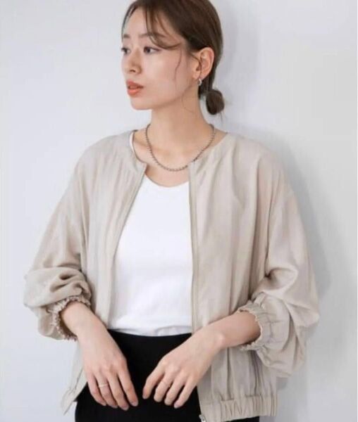 URBAN RESEARCH Sonny Label/アーバンリサーチサニーレーベル ライトギャザージップブルゾン