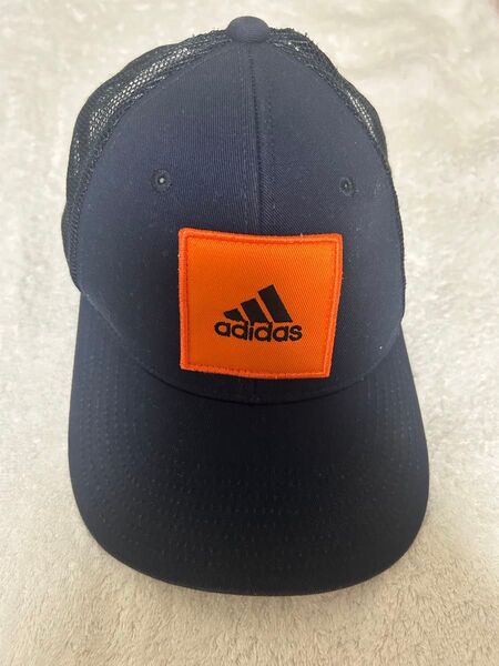 adidas アディダス 帽子 キャップ 54〜57㎝ ネイビー