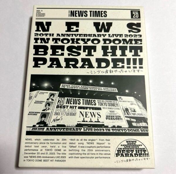 NEWS シングル全部やっちゃいます〈初回盤〉DVD