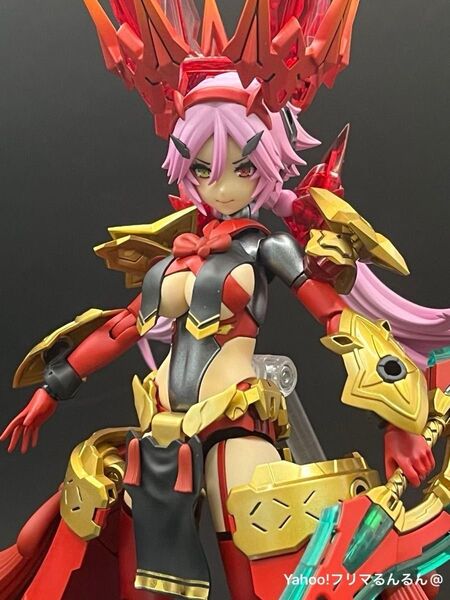メガミデバイス 皇巫 スサノヲ レガリア 塗装完成品 紅蓮カラーver