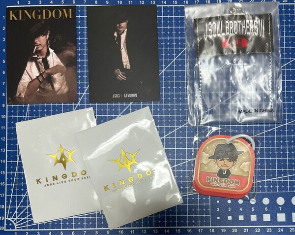 ♪ 今市隆二 4個セット ♪ フォトカード 2種 会場限定ガチャ ミニメモ 缶バッジホルダー 三代目 KINGDOM ♪