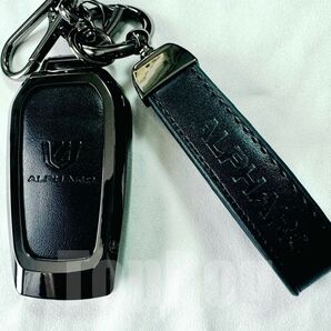 30 40 アルファード用 ブラックスマートキーケース キーホルダー付き