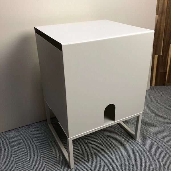 tower 山崎実業 バッグインボックススタンド ホワイト 卓上サーバーカバー