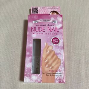 【新品・未使用】簡単つめ磨き ヌードネイル グラスネイルシャイナー ガラス製爪磨き