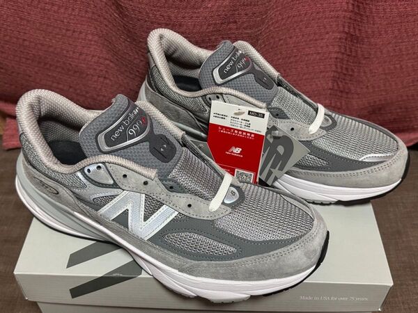 未使用正規品 New Balance 990V6 M990GL6 28.0cm USAロゴ