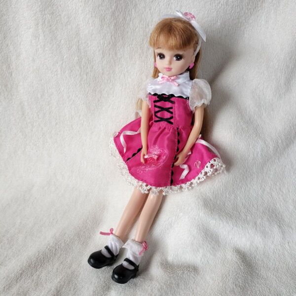 セール☆ 正規品 リカちゃん 人形 洋服 ドレス 靴 靴下 カチューシャ セット