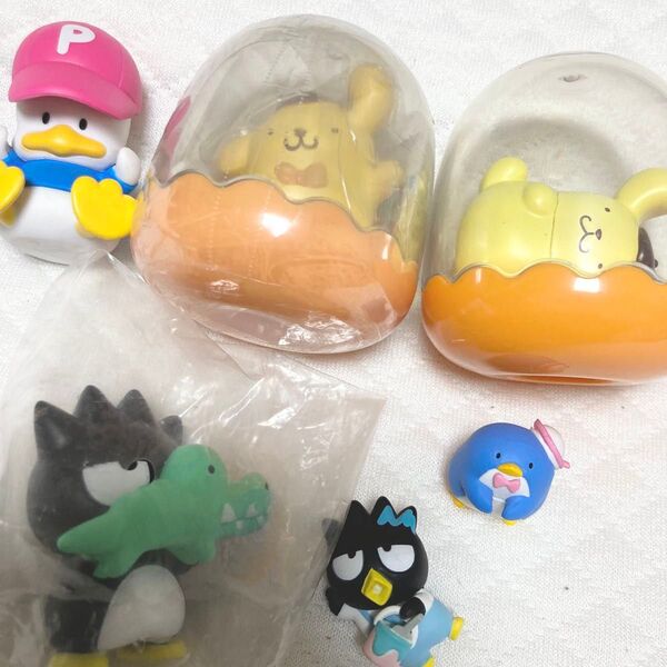 ポムポムプリン ジェムリーズ ☆ タキシードサム バッドばつ丸 ばつ丸くん ペックル サンリオ
