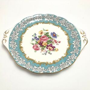 Royal Albert ケーキ皿 1枚 花柄 トリオ オールドカントリーローズ