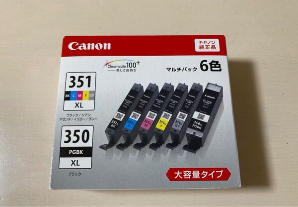 Canon キャノン 純正インク BCI-351XL+350XL/6MP 6色マルチパック 大容量 未開封 期限切れ
