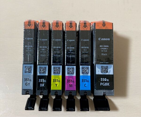 Canon キャノン 純正インク BCI-351XL+350XL/6MP 6色マルチパック 大容量 未使用