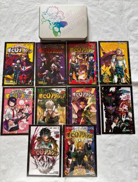 僕のヒーローアカデミア 応募者全員サービス 缶入りホロカード