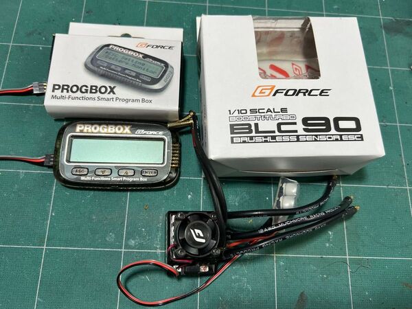 G-FORCE・ ジーフォース、 ブラシレスESC、BLC90と PROGBOXセット