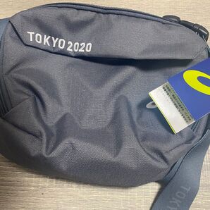 TOKYO2020 ショルダーバッグ グレー 未使用 asics