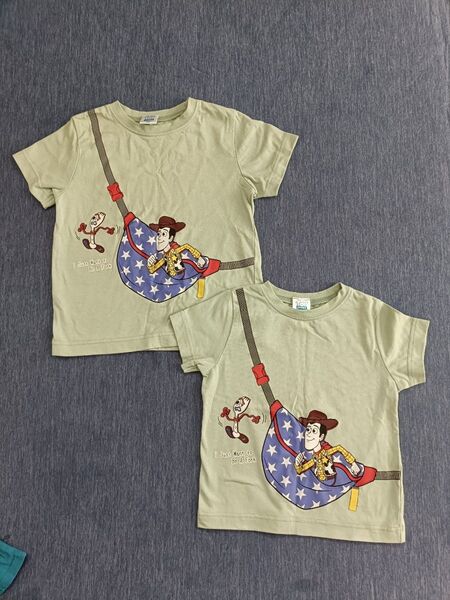 Tシャツ 半袖 子供服 キッズ 兄弟おそろい ディズニー トイ・ストーリー