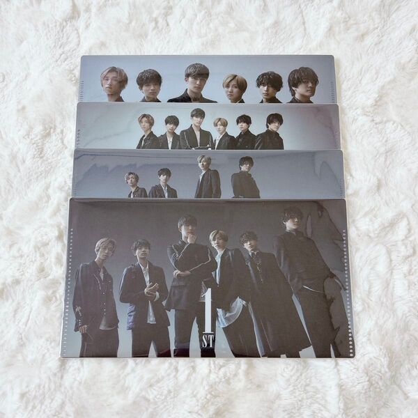 【新品未使用】SixTONES 1ST 購入者特典 ふた付マルチケース 4枚 クリアファイル