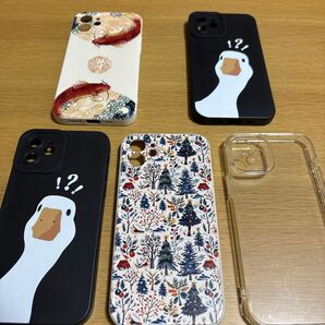 値下げしました! iPhone12ケース 5個セット まとめ売り (3個新品 2個使用品)