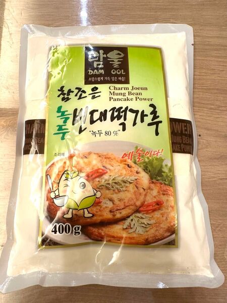 新品/韓国 DAMOOL 緑豆ピンデトックの粉 緑豆チヂミの粉 400g