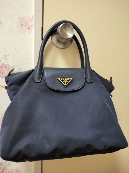 PRADA プラダ ナイロンバッグ ネイビー