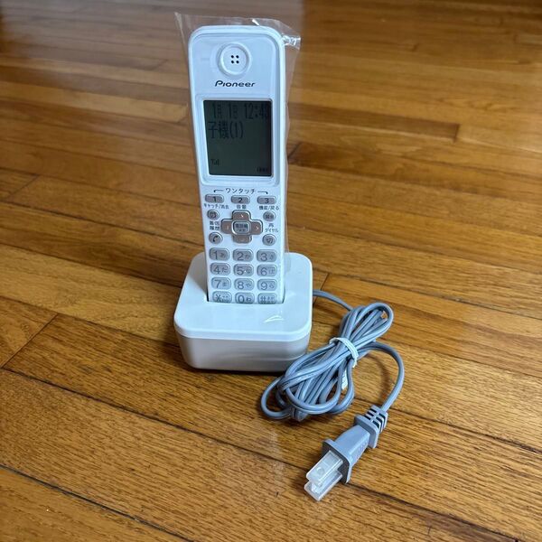 パイオニア コードレス留守番電話機 子機 充電器セット