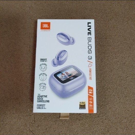 JBL ワイヤレスイヤホン LIVE BUDS3 パープル 新品未使用
