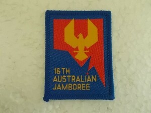 1992年 第16回 ボーイスカウト オーストラリア ジャンボリーAUSTRALIAN JAMBOREEバッジ ワッペン/ワシ鳥カブスカウト刺繍アップリケ v95