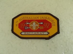 1992年 第16回 ボーイスカウト オーストラリア ジャンボリーAUSTRALIAN JAMBOREEバッジ ワッペン/カブスカウト刺繍アップリケPatch③ v95